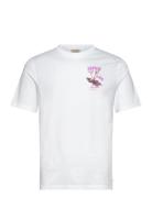 Front And Back Artwork T-Shirt White Scotch & Soda