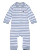 Striped Shield Pique -Piece Blue GANT