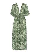 Aaleena Beach Dress Green Missya
