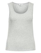 Objjamie S/L Sli Tank Top Noos Grey Object