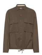 Akotto Cot/Linen Overshirt Khaki Anerkjendt