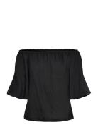 Off-Shoulder Blouse Black FREE/QUENT
