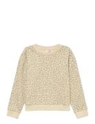 Vmbrenda Animal Ls Sweat Jrs Girl Beige Vero Moda Girl