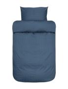 Milano Satin Påslakanset Blue Høie Of Scandinavia