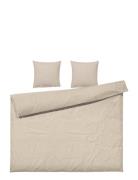 Daisy Påslakanset 220X220 Cm Sand/Vit Se Beige Juna