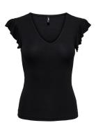 Onlbelia Cap Sleeve Top Jrs Noos Black ONLY