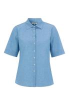 Corfu Linen Shirt Blue Newhouse