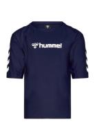 Hmlfiji Swim Tee Navy Hummel
