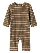 Nbmfredo Ls Uv Suit Lil Brown Lil'Atelier