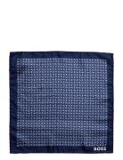 C-Pocket Sq.-251 Navy BOSS