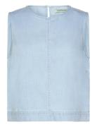 Pd-Drew Denim Top Blue Pieszak