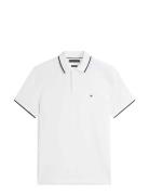 Linen Pique Reg Polo White Tommy Hilfiger