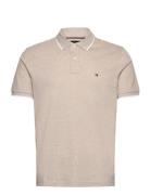 Linen Pique Reg Polo Beige Tommy Hilfiger