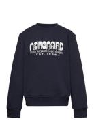 Organic Sweat Solo Sweatshirt Navy Mads Nørgaard