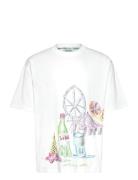 Loose Fit Front Artwork T-Shirt White Scotch & Soda