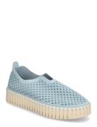 Tulip Slip-In On Plateau Sole Blue Ilse Jacobsen