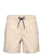 Leisure Logo Swim Shorts Beige H2O