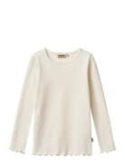 T-Shirt L/S Ida Cream Wheat