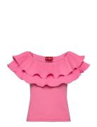 Flouncecras Top Pink Cras