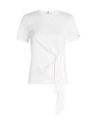 Knot Boat-Nk Ss Tee White Tommy Hilfiger