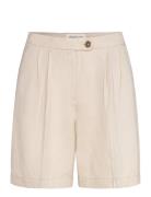 Tailored Linen Shorts Cream GANT