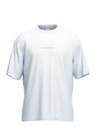 Slhlooseoscar Graphic Ss O-Neck Tee White Selected Homme