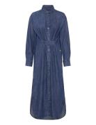 Long Tab Shirt Dress L\S Wmn Blue G-Star RAW
