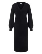 Objmalena L/S Knit Dress Noos Black Object