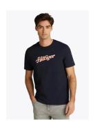 Hilfiger Summer Script Tee Black Tommy Hilfiger
