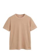 Sunfaded Ss T-Shirt Beige GANT
