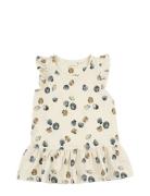 Dress L/S Modal Frill Beige Petit Piao