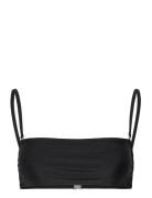 Shimmer Bandeau Bikini Top Black Filippa K