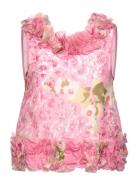 Organza Frilly Top Pink By Ti Mo