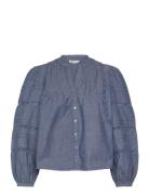 Mandy Ls Blouse Med Indigo - Flat Finish Blue Levi's®