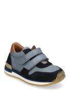 Shoes - Flat - With Velcro Blue ANGULUS