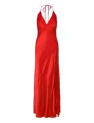 Yve Halter Dress Red Bardot