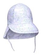 Matgustas Printed Uv Sun Hat. Grs Purple MINI A TURE