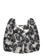 Square Neck Long Sleeve Top, 1608 O Black STINE GOYA