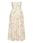 Lola Corset Midi Dress White Bardot