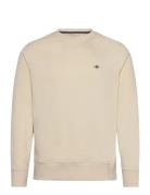 Shield Logo Cneck Cream GANT