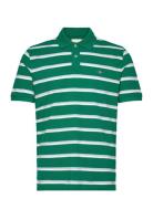 Striped Ss Polo Green GANT