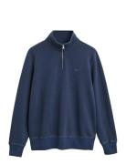 Sunfaded Half Zip Sweat Blue GANT