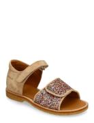 Sandals - Flat - Open Toe - Clo Beige ANGULUS
