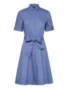 Silky Strtch Cotton-Dress Blue Lauren Ralph Lauren