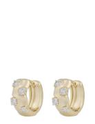 Jen St Wide Ring Ear G/Clear - Gold SNÖ Of Sweden