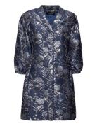 Eustoma Mahia Dress Navy Bruuns Bazaar