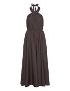 Sylvi - Poplin Halter Dress Black Rabens Sal R