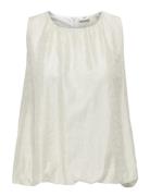 Jdylucca S/L Bubblehem Top Wvn Exp Cream JDY