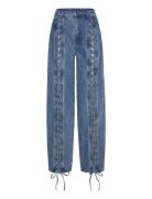 Denim Laced Leg Pants Blue ROTATE Birger Christensen