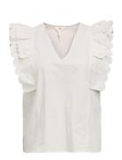 Objhope Papaya Nour S/S Top E Div White Object